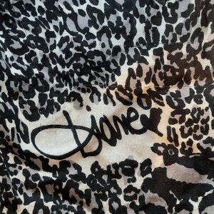 Diane von Furstenberg animal print scarf